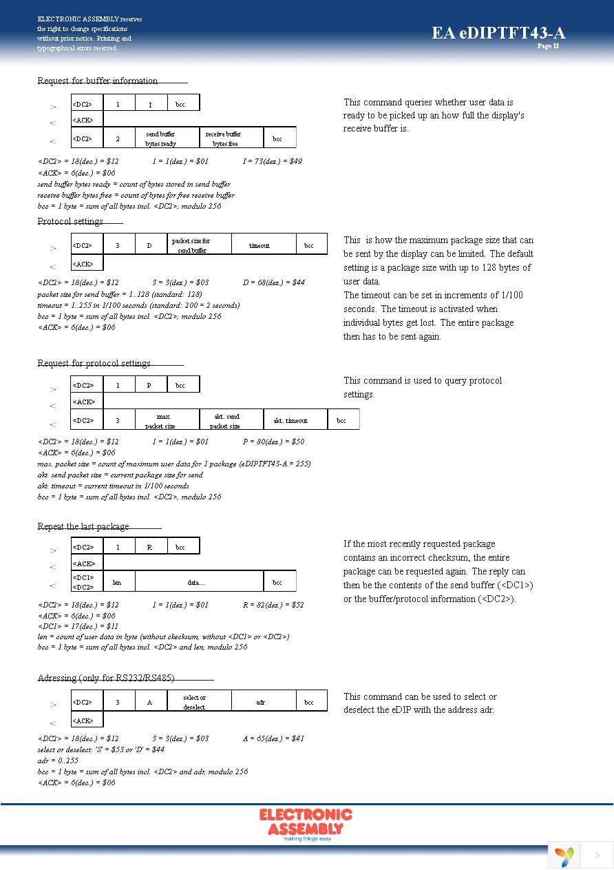 EA 0FP481-43SW Page 11